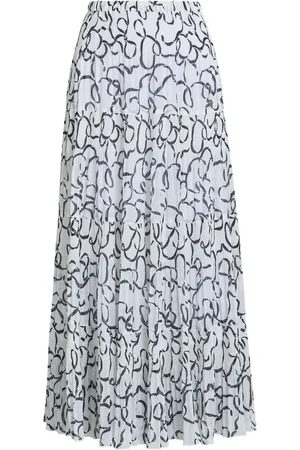 Gina Bacconi Jasmina Pleated Maxi Skirt xlarge
