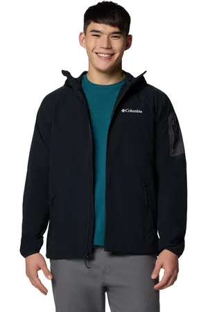 Columbia Tall Heights II Hooded Softshell Black Coat XL