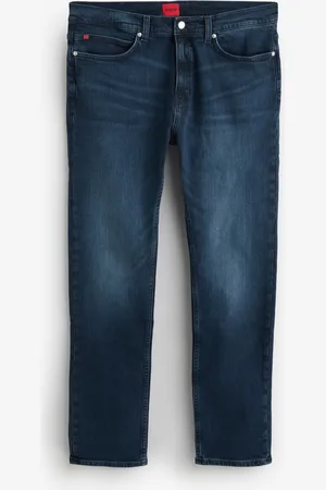 HUGO BOSS Blue Dark Slim Fit Stretch Denim Jeans W34 L34