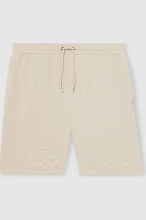 Reiss Amarillo Textured Drawstring Shorts S