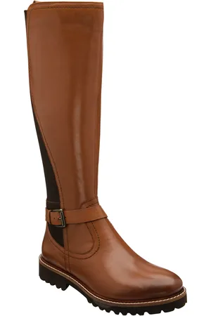 Lotus Brown Leather Knee High Boots AU 9 (EU 41)