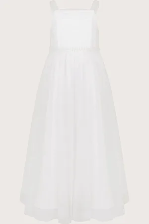 Monsoon Fleur Pearly Tulle Communion Dress 12