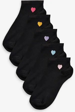 Next Heart Motif Trainer Socks 5 Pack One