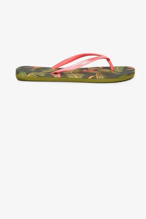 Superdry Green Printed Flip Flops AU 5.5 (EU 36)