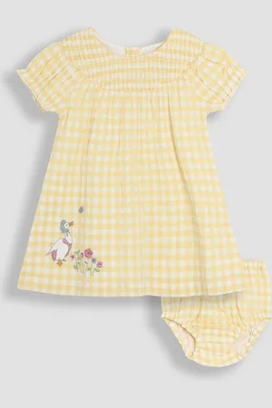 JoJo Maman Bébé Jemima Puddle-Duck Smocked Dress Set 12
