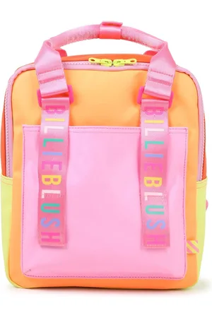 Billieblush Pink Logo Colour Block Backpack One