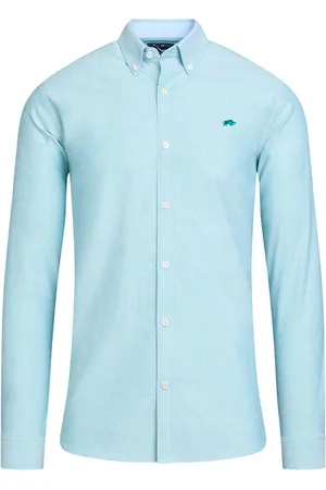 Raging Bull Long Sleeve Classic Oxford 100% Cotton Shirt L