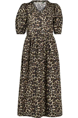 Baukjen Imogen Cotton Printed Midi Dress AU 12