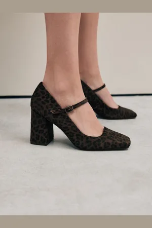 Next Forever Comfort Leather Square Toe Block Heel Mary Jane Shoes AU 10 (EU 42)