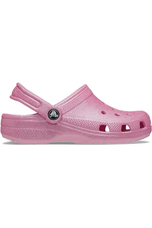 Crocs Toddler Classic Glitter Clog Shoes AU 8 (EU 25.5)