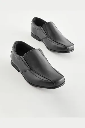 Next Wide Fit (G) School Leather Loafers AU 4.5 (EU 37.5)