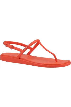 Crocs Red Miami Thong Flip Flops AU 9 (EU 39.5)