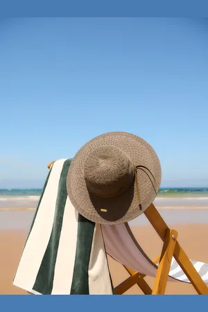 Barbour Green Robin Crochet Sun Hat L