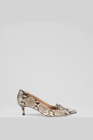 LK Bennett Caryn Snake Effect Bar Trim Courts AU 6 (EU 37)