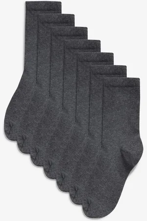 Next Grey 7 Pack Cotton Rich Socks 7-10
