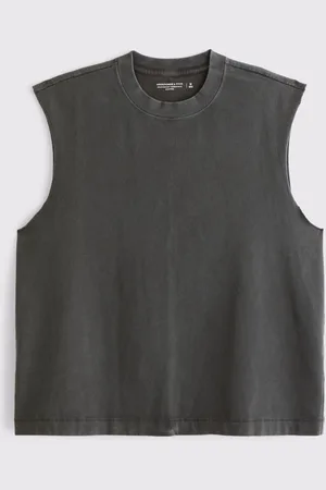 Abercrombie & Fitch 100% Cotton Acid Wash Sleeveless Tank Top xlarge