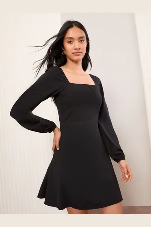 Friends Like These Long Sleeve Square Neck Mini Dress AU 10