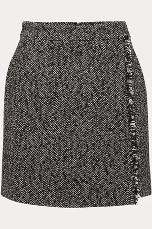 Phase Eight Ayame Textured Herringbone Skirt AU 14