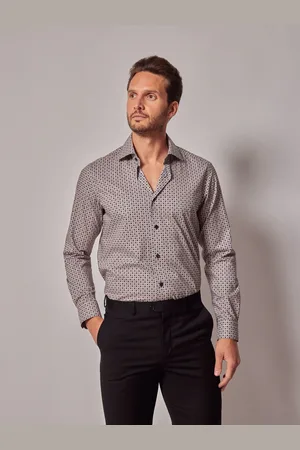 Hawes & Curtis Square Box Geo 100% Cotton Shirt S