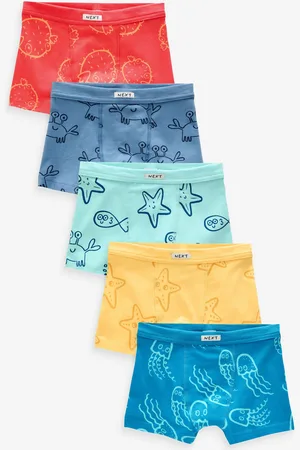 Next Seaside Print Soft Waistband Trunks 5 Pack (1.5-12yrs) 2