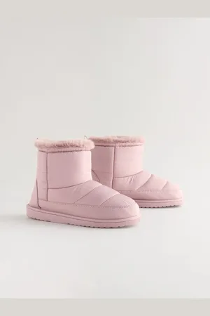 Next Pink Nylon Boot Slippers AU 8 (EU 39)