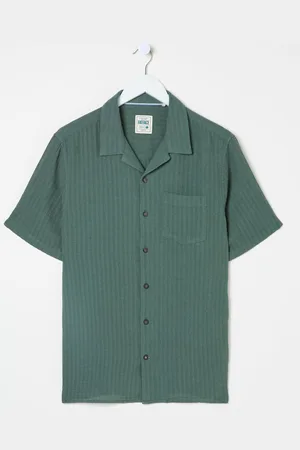 Fat Face FatFace Bugle Short Sleeve Linen Cotton Shirt 2XL Tall
