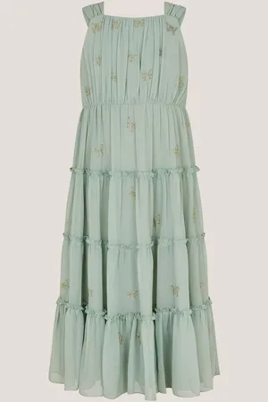 Monsoon Farfalla Butterfly Bead Tiered Dress 11