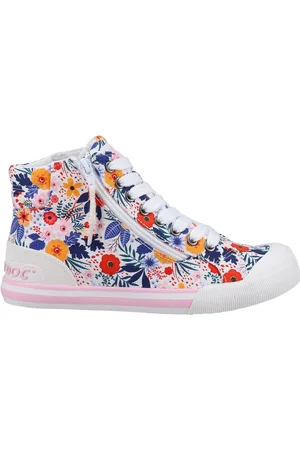 Rocket Dog Jazzin Hi Top 10A Canvas Cotton Trainers AU 5 (EU 36)