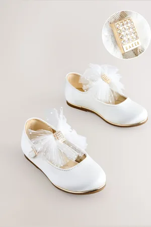 Ted Baker Girls Mary Jane Bow Occasion Shoes AU 7 (EU 24)