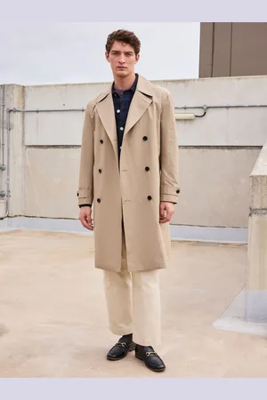 Next Stone Shower Resistant Trench Coat XL