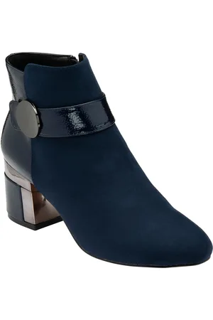 Lotus Blue Heeled Ankle Boots AU 9 (EU 41)