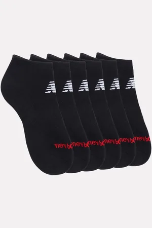 New Balance Black Kids Everyday Trainer Low Cut Socks 3 Pack 9.5-13
