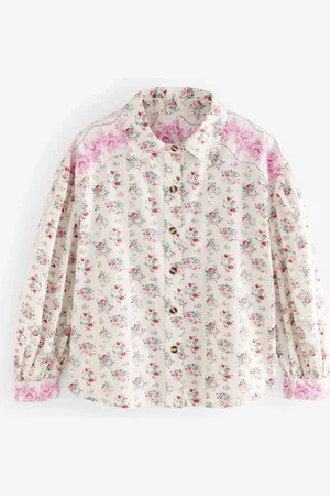 Cath Kidston Ecru Icon Bunches 100% Cotton Shacket AU 16