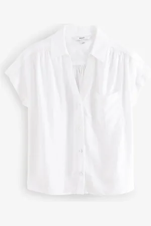 Next Short Sleeve Shirt with Linen AU 16