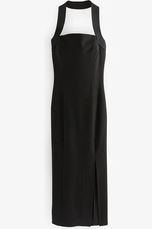 Next Halter Neck Column Maxi Dress AU 20 Tall