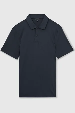 Reiss Earl Cotton Short-Sleeve Polo Shirt XS