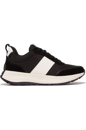 FitFlop F-Mode Flow Fabric Suede Leather Trainers AU 7 (EU 38)