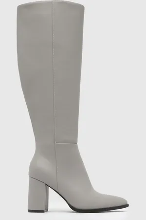 Schuh Grey Diya Knee High Boots AU 6 (EU 37)