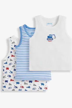 JoJo Maman Bébé Blue 3-Pack Digger Boys