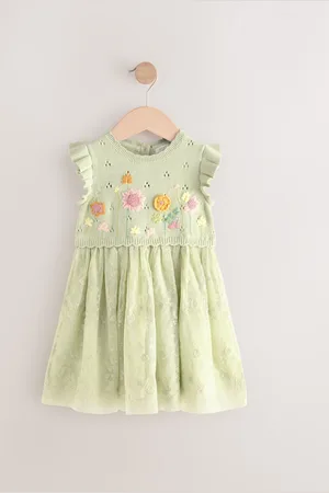 Next Floral Mesh Twofer Dress (3mths-10yrs) 8