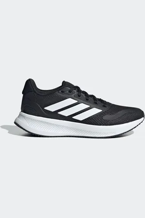 adidas Black/White Junior Runfalcon Trainers AU 5 (EU 38)