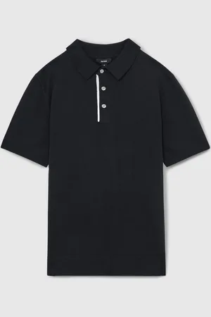 Reiss Finch Contrast Placket Polo Shirt With Cotton XXL