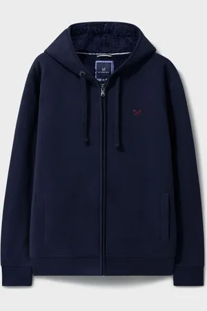J.Crew Blue Zip Through Hoodie S