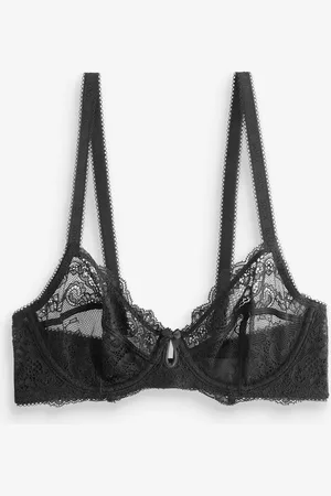 Boux Avenue Gracey Lace Balcony Bra 38 D