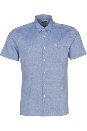 Barbour Nelson Linen Blend Short Sleeve Shirt XXL