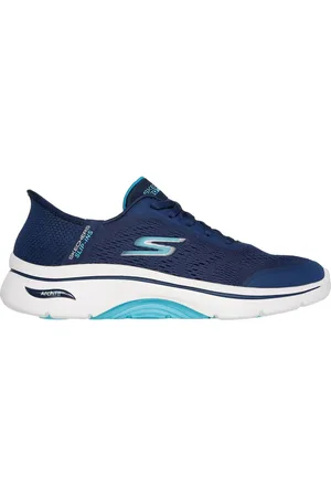 Skechers Blue Go Walk Arch Fit 2.0 Valencia Slip In Trainers AU 5 (EU 36)