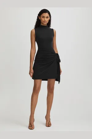 GOOD AMERICAN Jersey Wrap Front Mini Dress XL