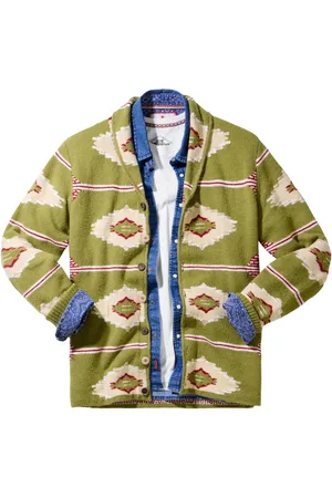 Joe Browns Green Print Shawl Cardigan XXL