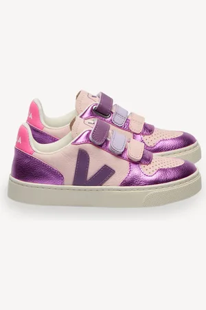 Veja Small Pink V-10 Trainers AU 8 (EU 25)