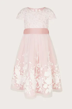 Monsoon Sorcha Embroidered Lace Maxi Dress 8 Years (128 cm)